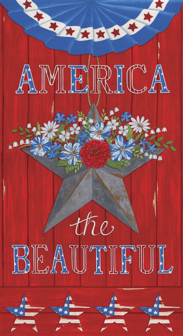 Moda - America the Beautiful-PANEL/Red - 19980 11 - H-5