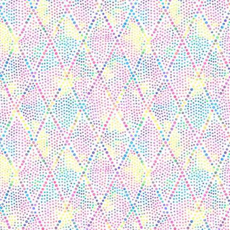 Wilmington Prints Essentials Diamond Dots White/Multi – 108" Wide Quilt Backing