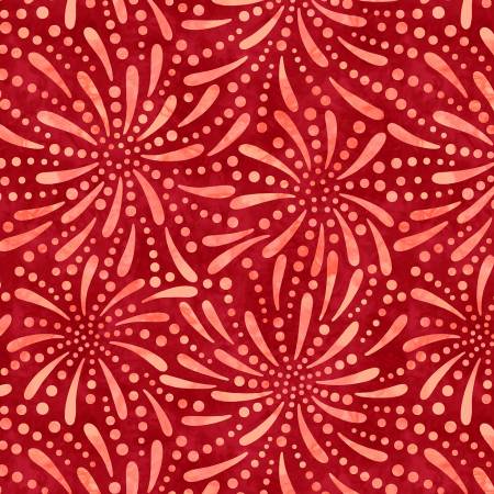Wilmington Prints Fireworks Red Fabric – 108" Wide Quilt Backing