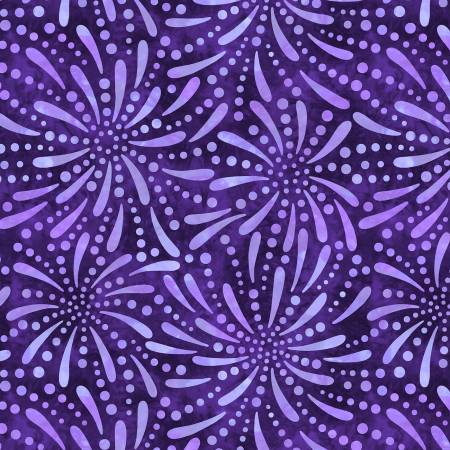 Wilmington Prints Fireworks Purple Fabric – 108" Wide Quilt Backing