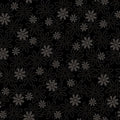 QT - Quilting Illusions - Stencil Floral/Black - 21516-J