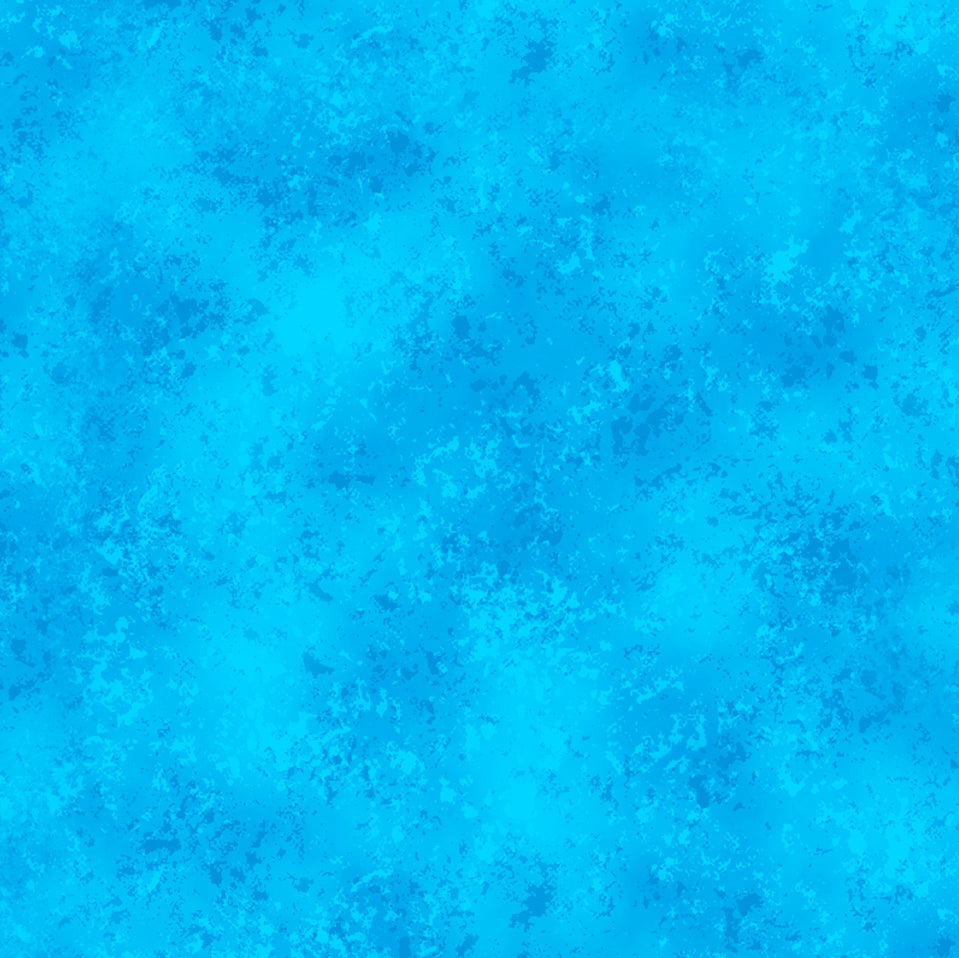 QT Fabrics Rapture Carribean Fabric – Aqua Blue Tonal Blender