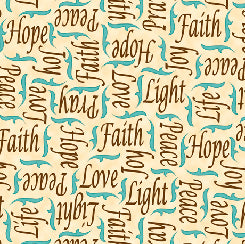 QT - Instruments Of Peace - INSPIRATIONAL WORDS/Cream - 28642-A