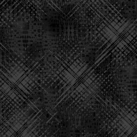 QT Fabrics Vertex Black Fabric – Black Weave Blender