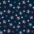 Wilmington Prints Stars of Valor Stars Tossed in Navy Fabric – by Beth Grove