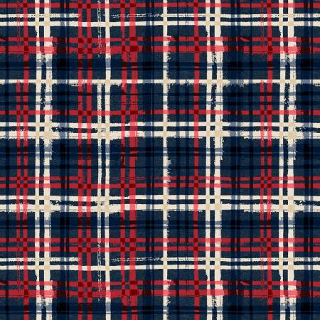 Wilmington - Stars of Valor- Plaid Allover Patriotic/Navy - 30088-424