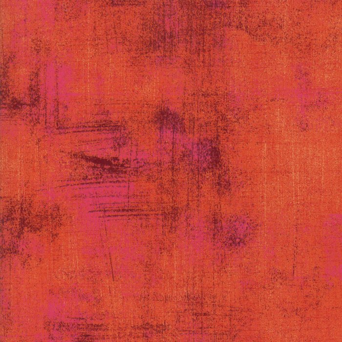 Moda Grunge Cinnabar Fabric – Orange Blender by BasicGrey