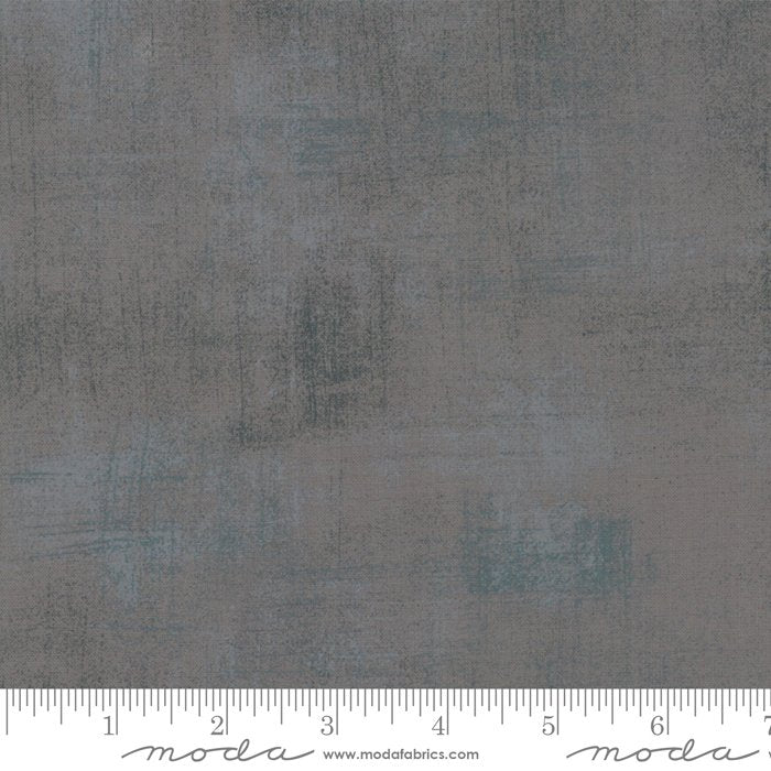 Moda Grunge Medium Grey Fabric – Gray Blender by BasicGrey