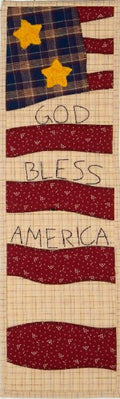 Bless America by Julie Wurzer - Wall Hanging Pattern – 6"x22" for Patch Abilities
