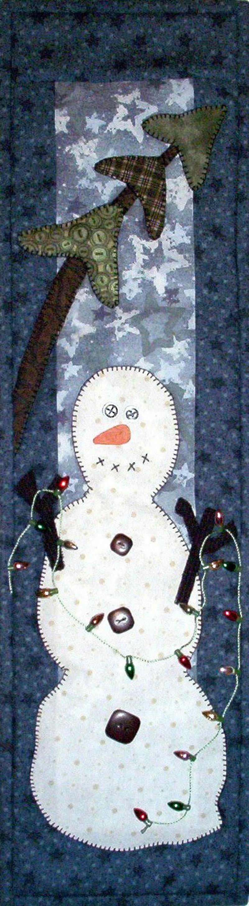 Hangin’ Lights by Julie Wurzer - Wall Hanging Pattern – 6"x19" for Patch Abilities