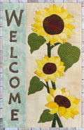 A Sunflower Welcome by Julie Wurzer - Wall Hanging Pattern – 10"x18" for Patch Abilities