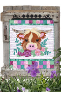 Highland Cow by Julie Wurzer - Wall Hanging Kit – 24.5"x28" for Patch Abilities