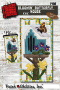 Bloomin’ Butterfly House by Julie Wurzer - Wall Hanging Pattern – 6"x12" for Patch Abilities