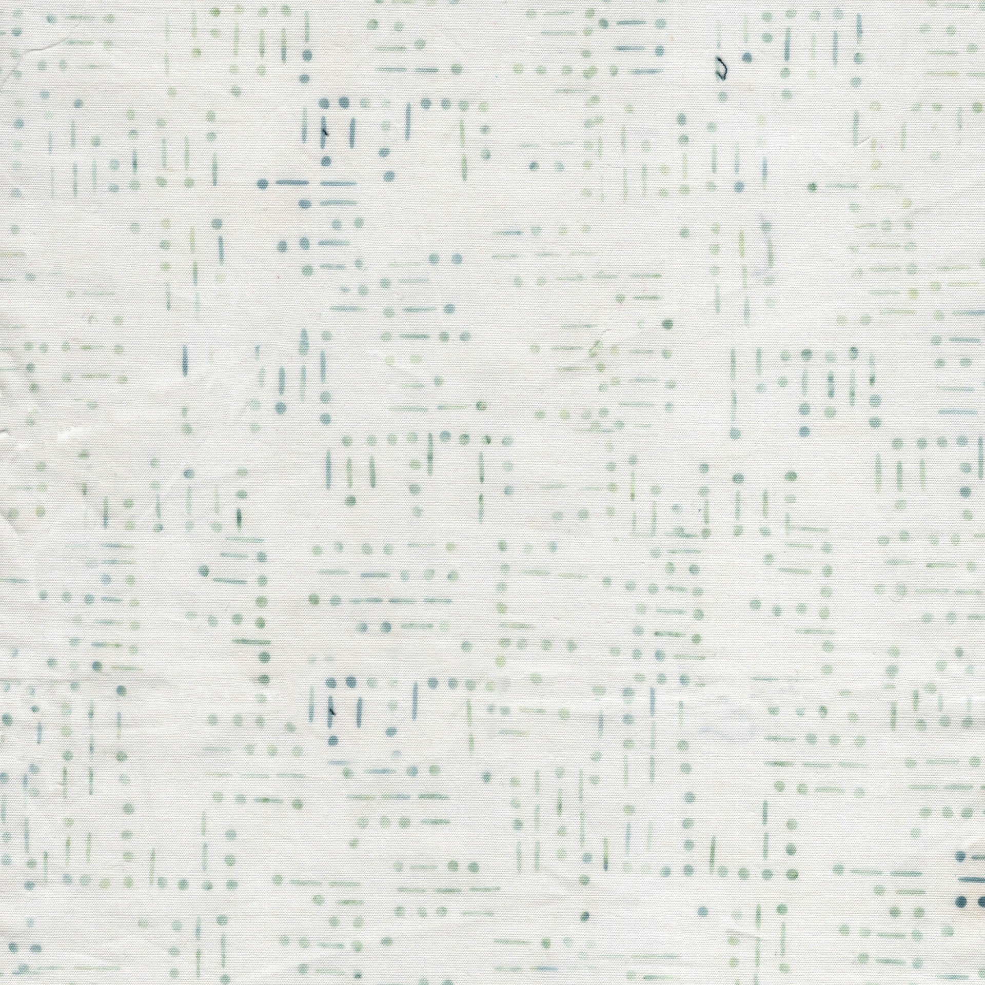 Island Batik Missing You White Fabric – White Morse Code Words Batik by Terri Vanden Bosch and Lizard Creek Quilting