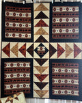 Southwest Buffalo/Bison Quilt Kit – Adobo by Villa Rosa Designs – Rustic Western Fabric Kit – Brown Tan Cream Quilt Kit