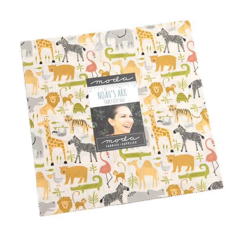 Moda Noah’s Ark 42 Piece 10" Layer Cake - Fabric by Stacy Iest Hsu