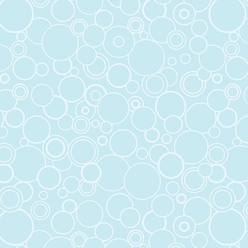 Benartex Hooked on Fish Circles Light Turquoise Fabric – Blue Bubble Blender