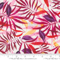 Moda Coming Up Roses Cloud Rose Don't Leaf Me Fabric – Pink Watercolor Leaf Floral by Create Joy Project