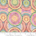Moda Floribunda Groove Thang Rainbow Fabric – Multicolor Watercolor Blender by Create Joy Project
