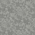 Studio E Pen and Ink 118 Medium Gray Fabric – Gray Floral Blender by Chelsea DesignWorks