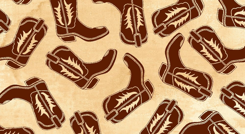Blank Quilting - Western Essentials-Boots/Ivory - 8052 44