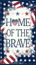 Wilmington Prints Hearts’ Anthem Patriotic Panel in Multi Fabric – by Stephanie Marrott