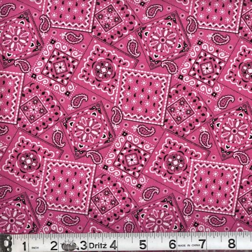 MDG - Western Blazin' Bandana Prints/PURPLE - BB-15