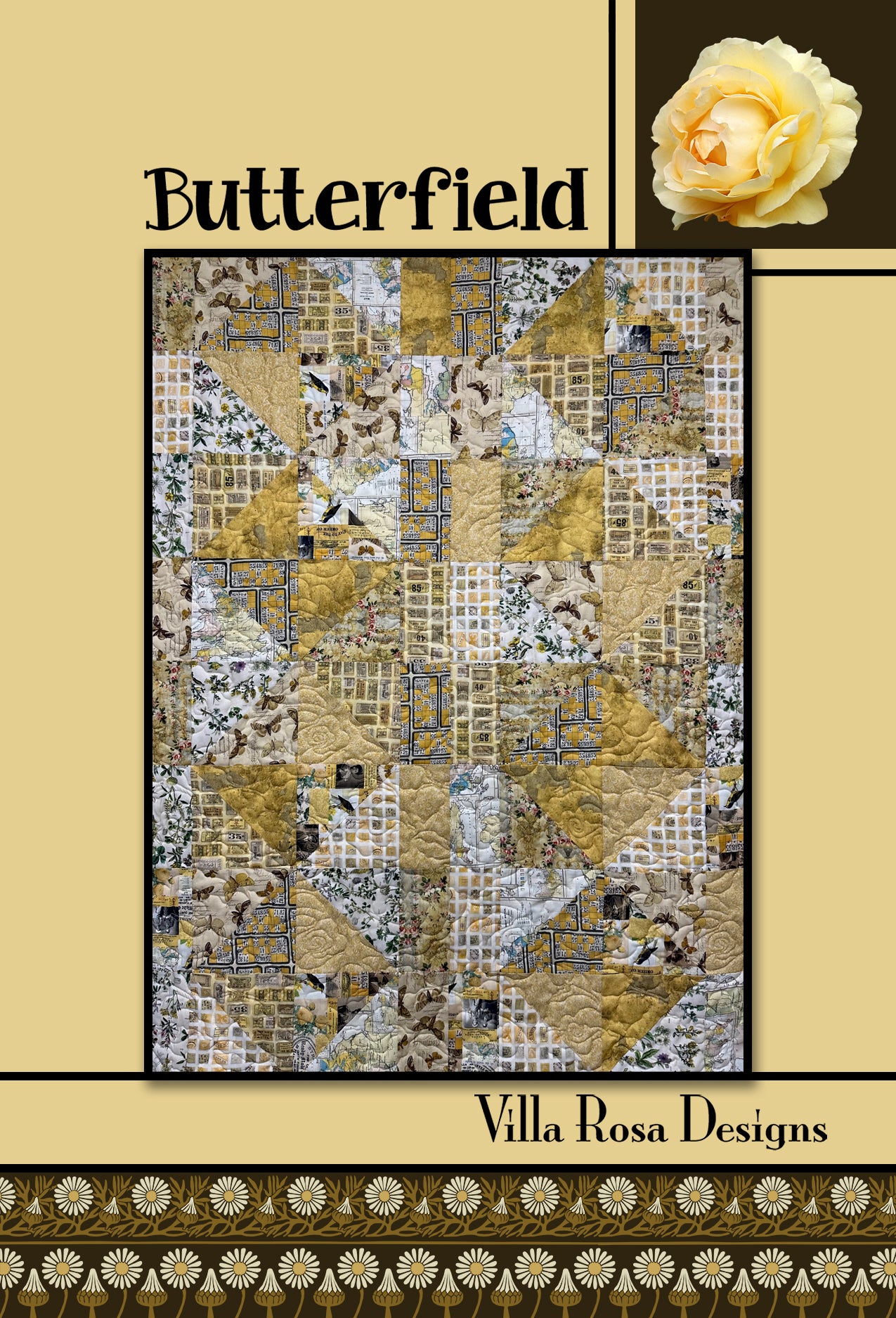 Butterfield - Villa Rosa - 42 x 56 - Fat Quarters