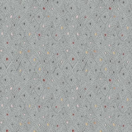 lothworks Delilah Jewels Gray Fabric – Gray Geometric Blender by Esther Fallon Lau