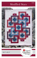 Shuffled Stars Quilt Pattern (63-1/2" x 81-1/2") by Canuck Quilter Designs