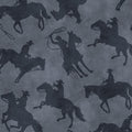 Kanvas Studio Yellowstone Cowboys Charcoal 108" Wide Back Fabric – Western Quilt Backing