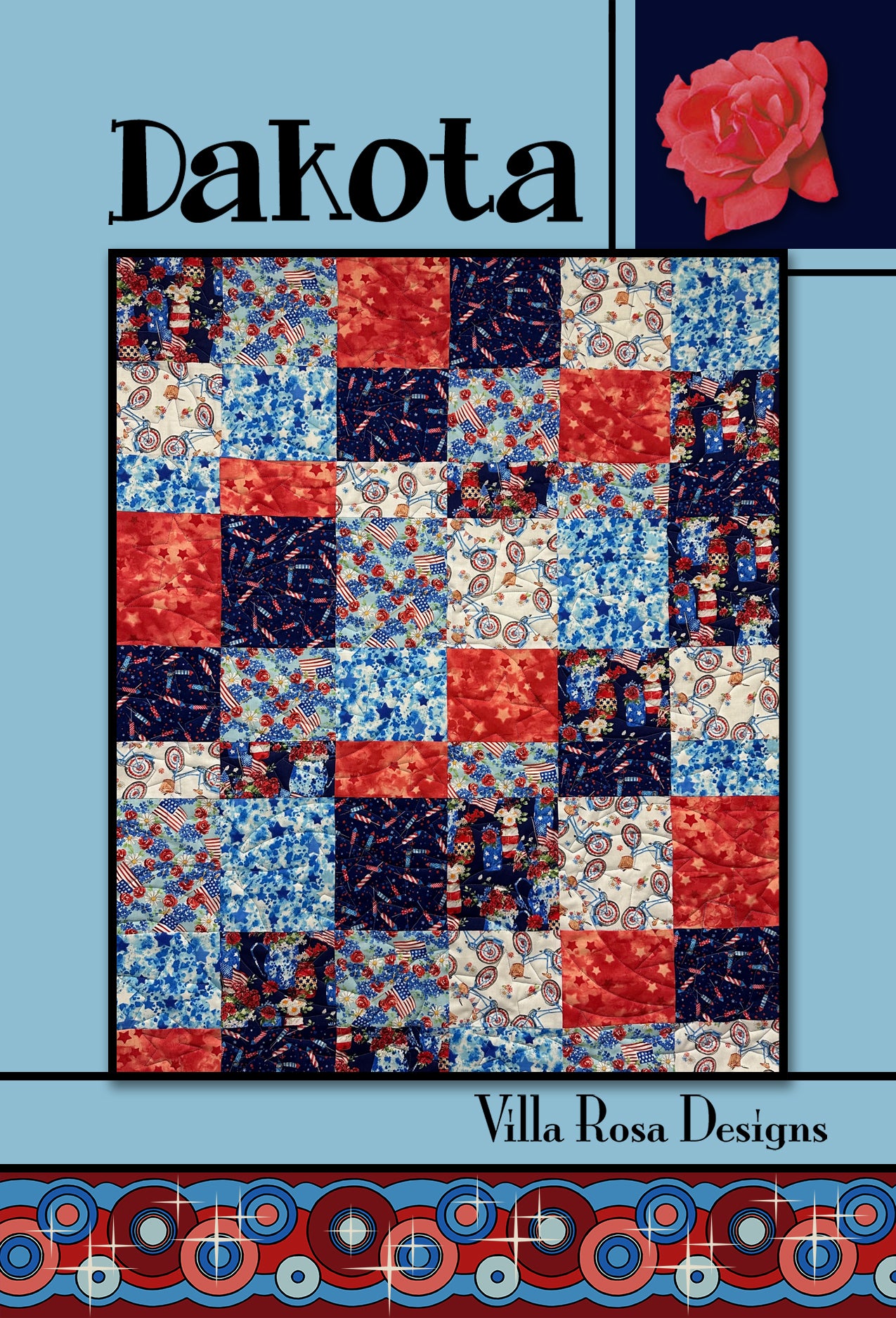 Dakota - Villa Rosa - 36 x 45 - FQ Friendly