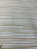 P & B Textiles - Desert Blooms - Gold Stripe - Fabric by Laura Marshall