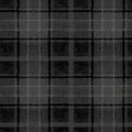 Maywood Studio Holly Jolly Flannel Black Big Plaid Fabric – Black & Gray Plaid by Bonnie Sullivan