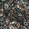 Hoffman Bali Batik Peony Deep Earth Fabric – Brown Floral Batik Blender