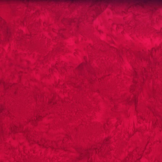 Hoffman 1895 Watercolors Cardinal Fabric – Red Tonal Batik Blender by Hoffman California Fabrics
