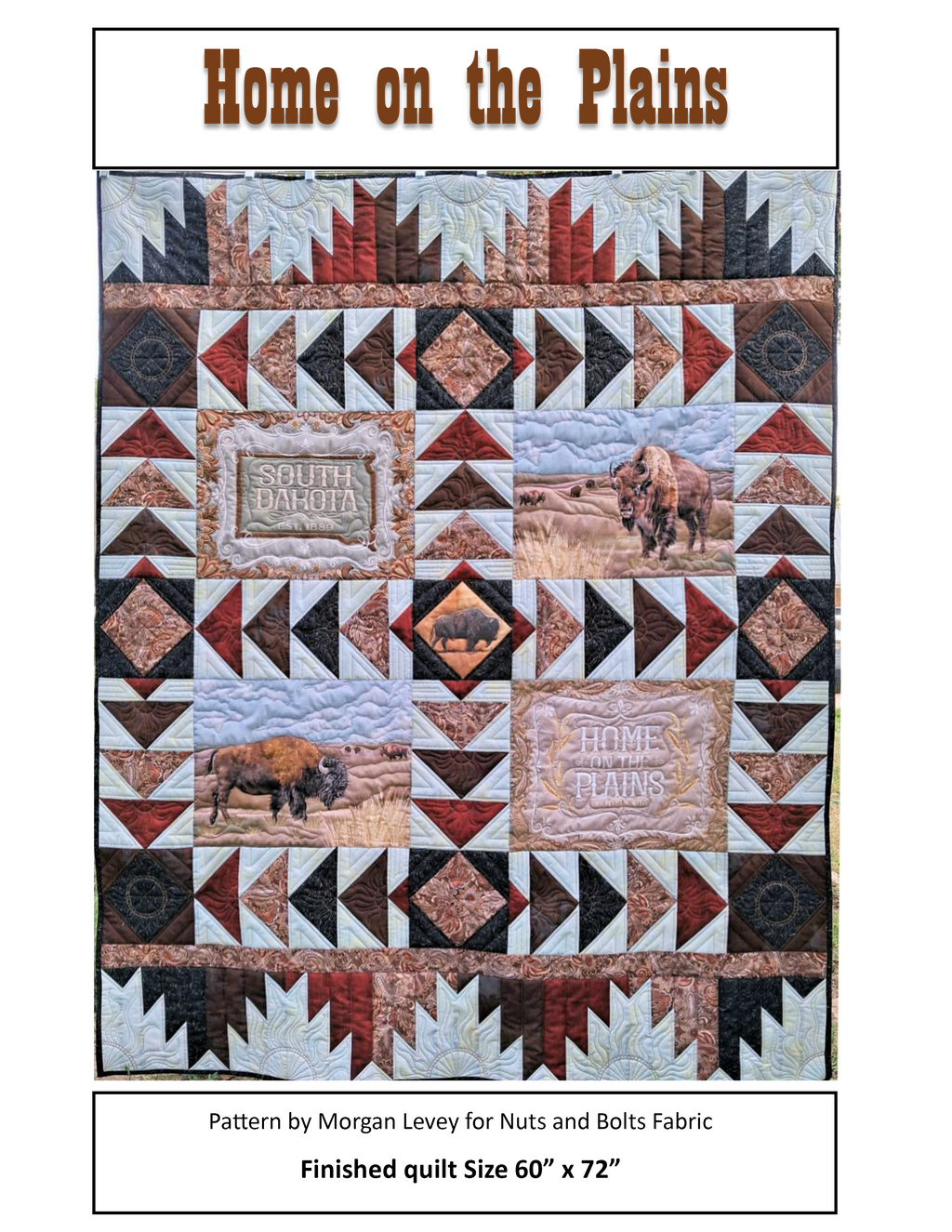 Home on the Plains Quilt Kit (60" x 72") with Exclusive Pattern by Morgan Levey