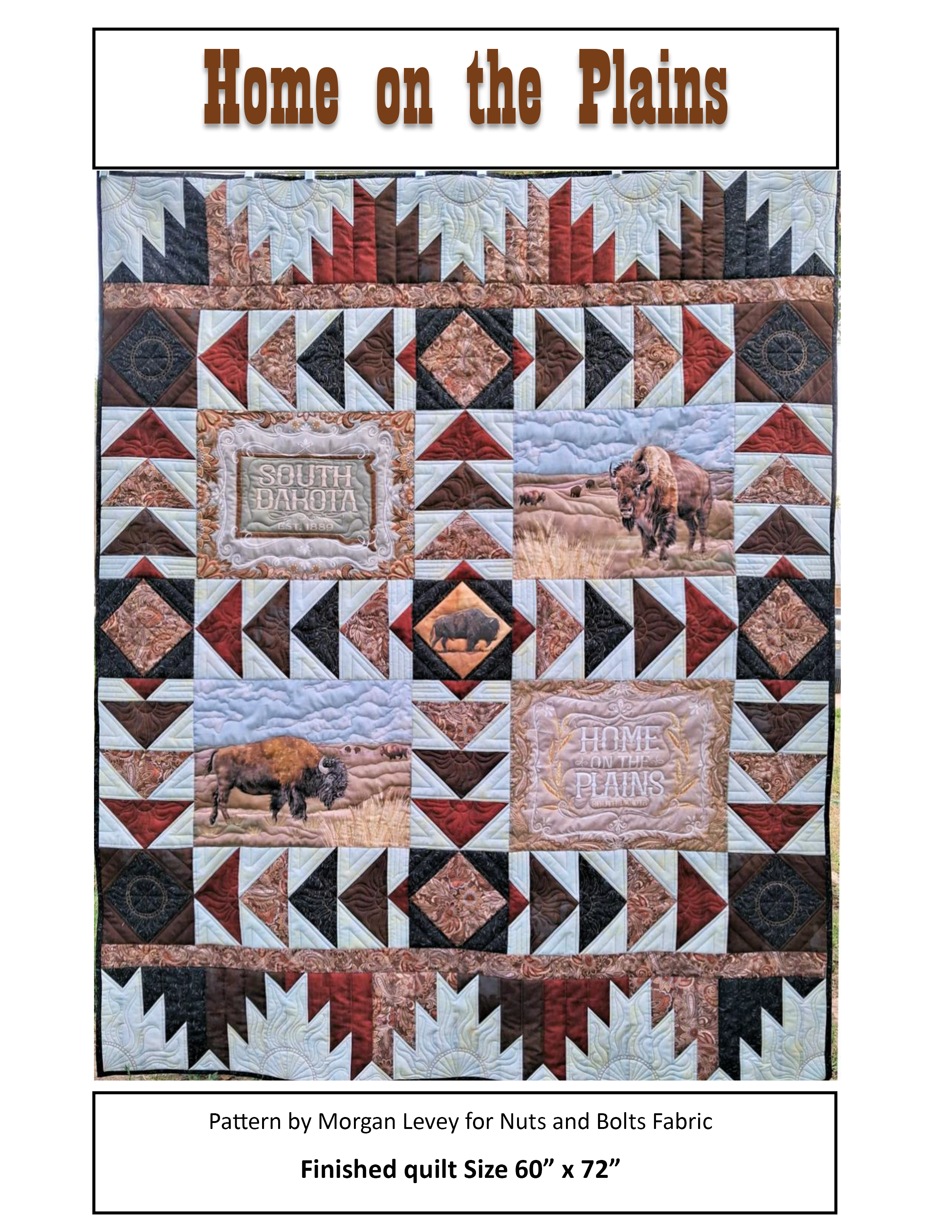 Home on the Plains Quilt Kit (60" x 72") with Exclusive Pattern by Morgan Levey