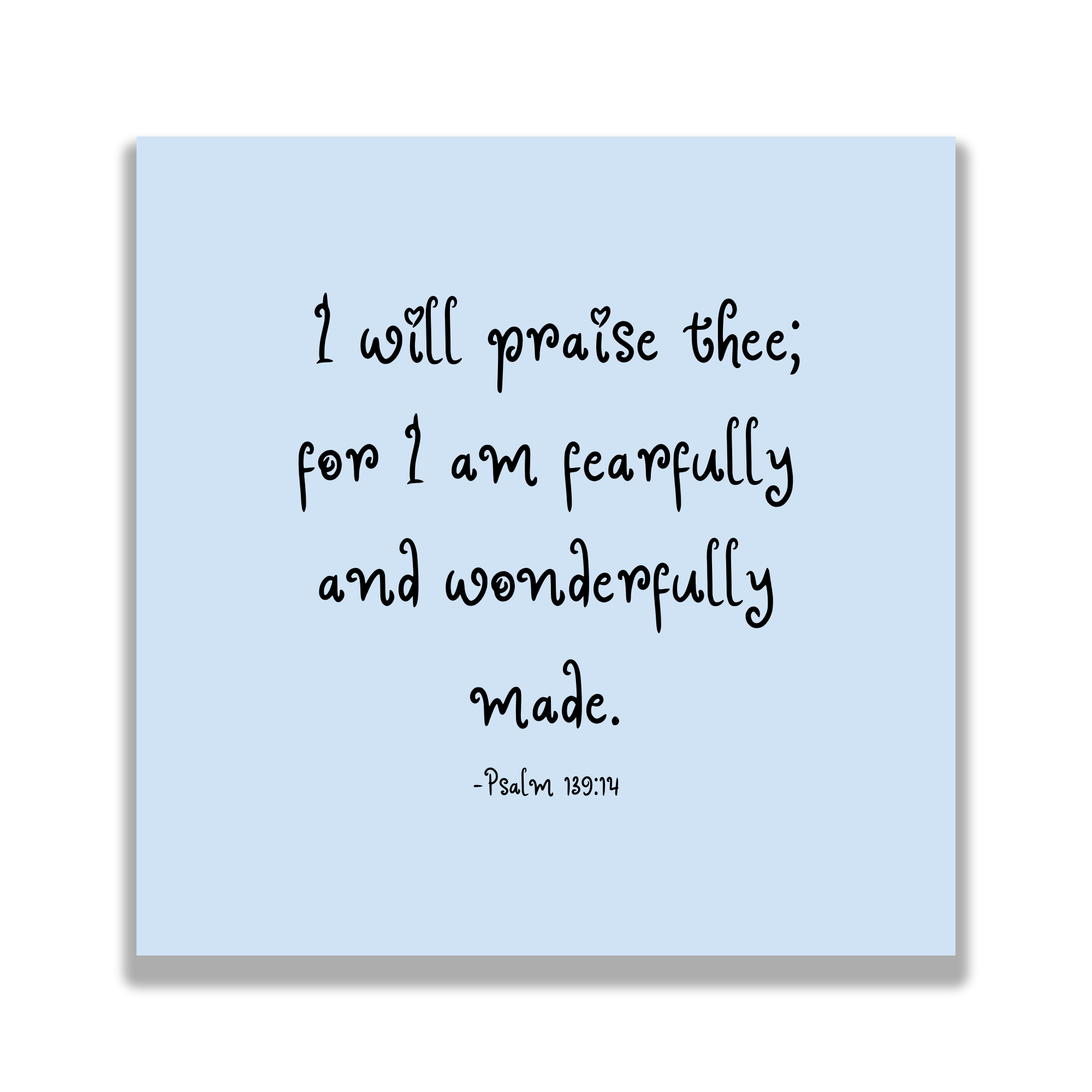 16 Baby-themed Bible Verse Quilt Squares - Precut 5in LIGHT BLUE - Carlson Homestead