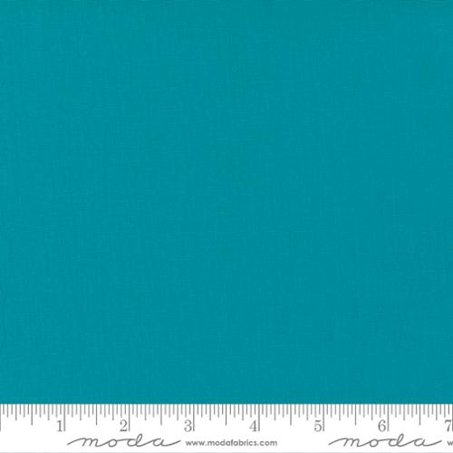 Moda - Bella Solids - Turquoise Fabric – Blue Blender by Moda