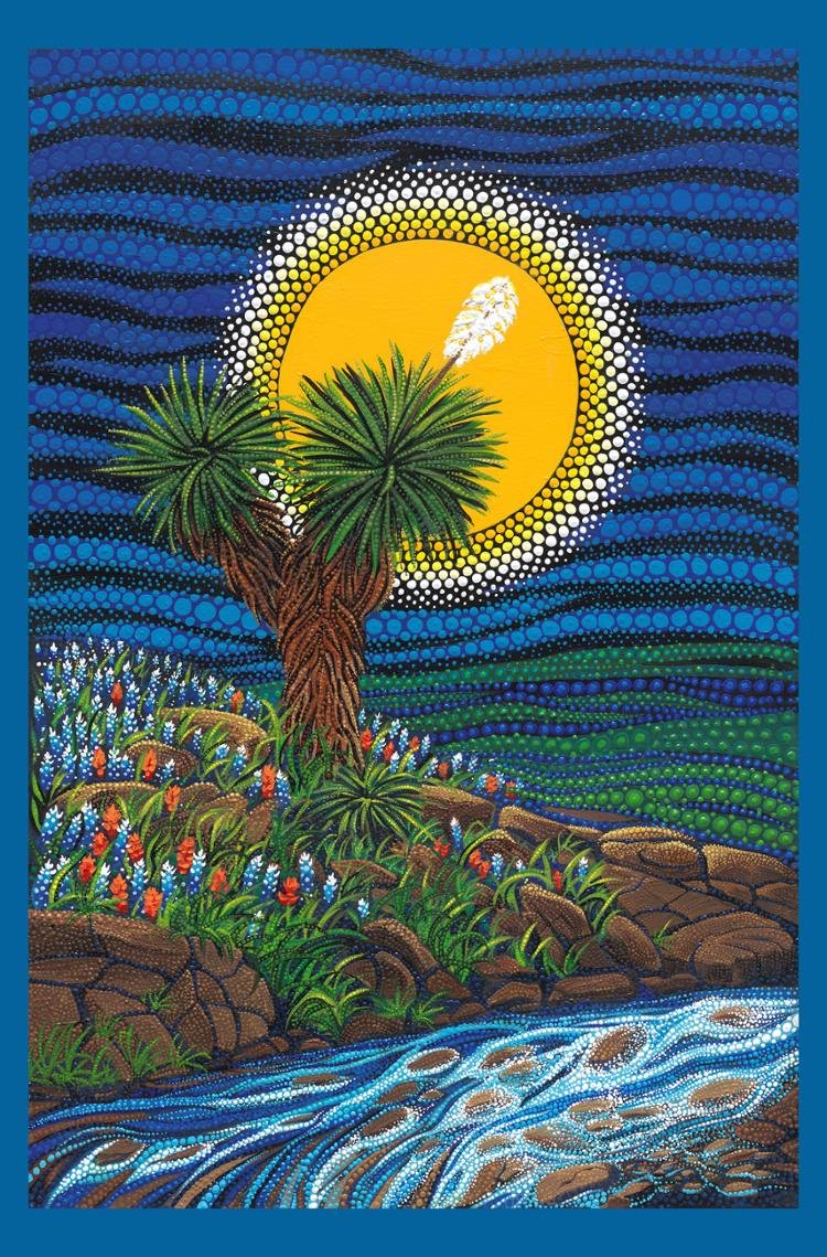French Door Panel QUILT KIT - ENCHANTED DREAMSCAPES - SUNSET PANEL - 36 X 49