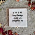 10 Bible Verse Quilt Squares - Precut 5" - Carlson Homestead