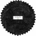 Wilmington - Dry Brush Black - 5" Karat Gems 42 Piece – Black Tonal Blender Squares
