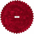 Wilmington - Dry Brush - Cherry 10" Karat Gems 42 Piece – Tonal Blender Squares