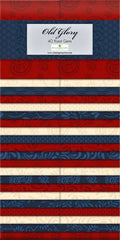 Wilmington Prints Old Glory 2.5" Fabric Strips – 40 Pieces by Wilmington Prints