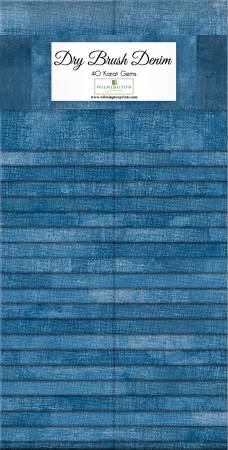 Wilmington - Dry Brush-Tonal Blender/Denim - 2.5" Karat Gems/40ct - 842-89-842