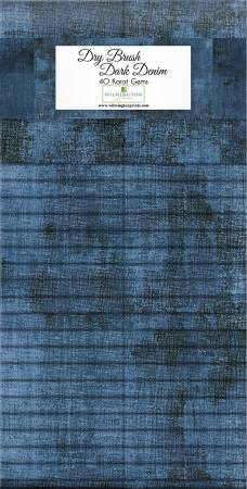 Wilmington - Dry Brush-Tonal Blender/Dark Denim - 2.5" Karat Gems/40ct - 842-90-842