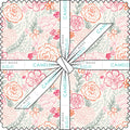 Camelot Blooming Hearts 5" Fabric Squares – 42 Piece Precut Bundle by Laura Marshall
