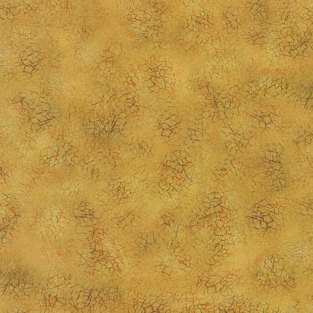 Robert Kaufman Leonardo Da Vinci Ochre Fabric – Gold Brown Tonal Blender by Robert Kaufman