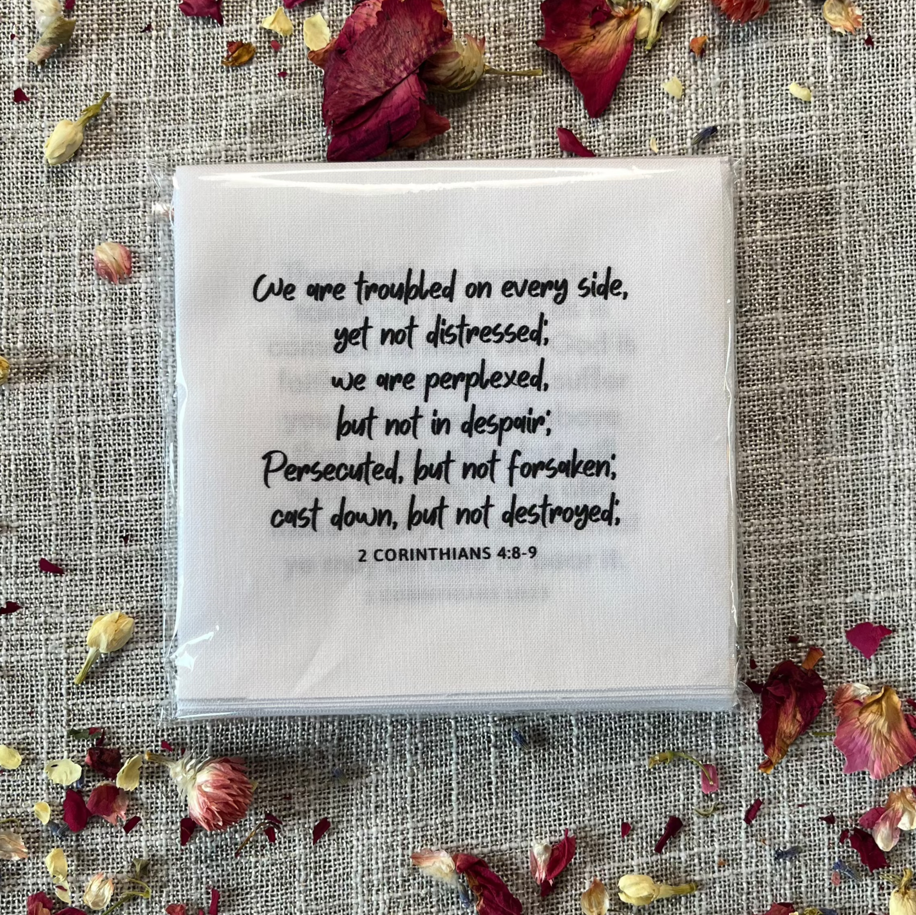 Precious Promises Pack – 30 Bible Verse Quilt Squares, 5” Precut Cotton - Carlson Homestead Quilting